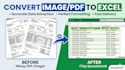 convert pdf to excel or csv accurately