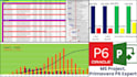 make construction project schedule, gantt chart on ms project and primavera p6