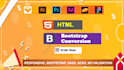 convert psd to html, figma to html, xd to html, sketch to html bootstrap