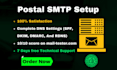 setup and configure postal SMTP mail server to send bulk email
