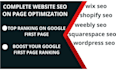 do wix, shopify, wordpress, squarespace, weebly SEO services