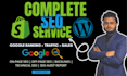 do wordpress and shopify SEO to increase organic traffic