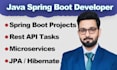 do java spring boot, rest API, spring jdbc, hibernate projects