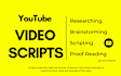 do video script writing for your youtube channel