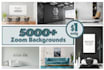 design a custom zoom virtual background with your logo