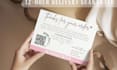 make business card thank you insert card in 12 hours