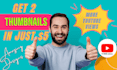 design amazing youtube thumbnails