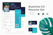design eye catching resume english arabic  cv editable