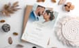 design luxury wedding invitation card