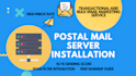 properly install and configure postal mail