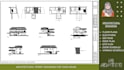 draw 2d architectural autocad drawings, 2d plans drafting