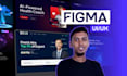 design aesthetic figma landing page, website, ui ux