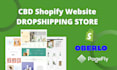 build cbd shopify store, shopify cbd website or cannabis website