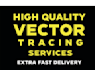 redraw, enhance, vectorize your logo or text in high quality