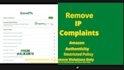 reinstate or remove IP complaints intellectual copyright violations amazon