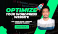 do wordpress speed optimization to improve website pagespeed