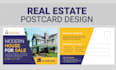design real estate postcard templates in canva with editable link