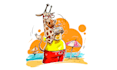 create cartoon illustrations, 2d cartoon character designs