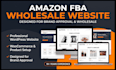 create amazon fba wholesale website for brand approval