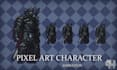 pixel art character sprites and animations