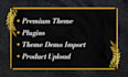 install premium theme and plugins, a template like demo on your website