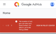 give you methode to fix admob ad serving is limited admob