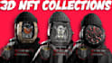 create perfect 3d nft character, 3d nft collection and 3d modeling