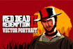 draw your read dead redemption 2 cartoon portrait in just 24 hours