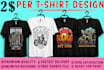 create an awesome t shirt design