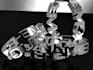 design a 3D printable custom name or message ring STL file