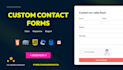 design and fix responsive web contact forms with email and recaptcha