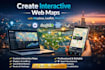 create interactive web maps with mapbox, leaflet, reactjs