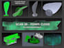 modelling according scan 3d, points cloud, reverse ingeneering
