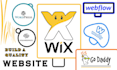 design a stunning website on wordpress, square space, wix