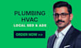 do local SEO and google ads for plumbing and hvac leads