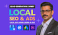 manage local SEO, google ads, and ai GEO for lead generation