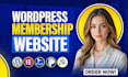 build a wordpress membership website