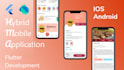 develop mobile app using flutter for android and ios both