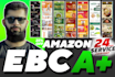 design professional amazon a plus contents, ebc