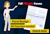 design a fillable pdf form