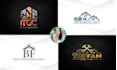 design outstanding handyman,  home repair, roofing logo