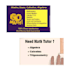 teach  discrete math,algebra calucus,