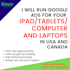 run google ads for ipad, tablets, computer and laptop repair USA