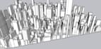 make a low poly landmark 3d city models