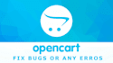identify any errors in your opencart and fix them