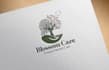 design design wellness, yoga, cbd,  marijuana, spa  and natural logo
