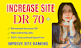 increase domain rating ahrefs DR using high authority white hat seo backlinks