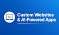 do website development for custom application including ai