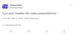 turn your social media posts into a video