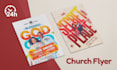 design a modern church event flyer